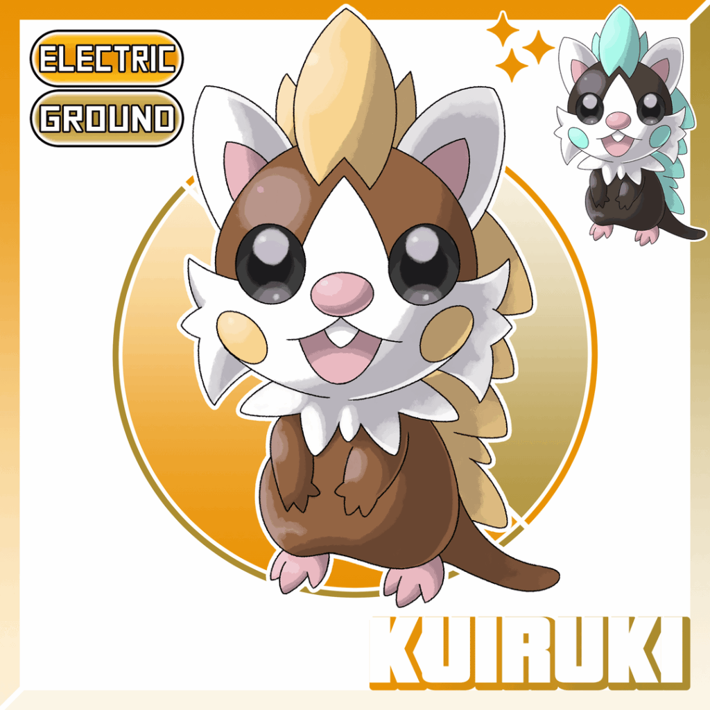 my region's pikaclone based on the maned rat!