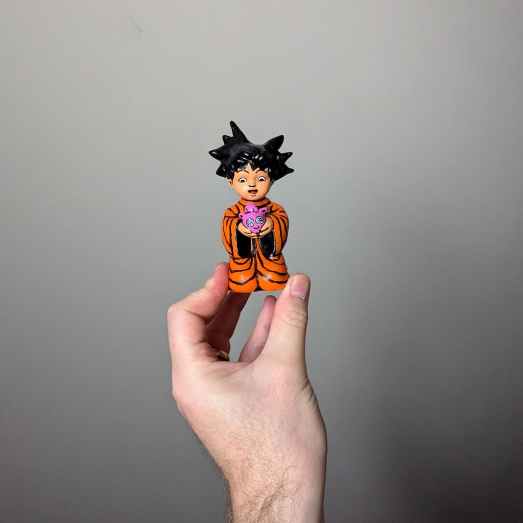 Goku discovers Jigglyball Z