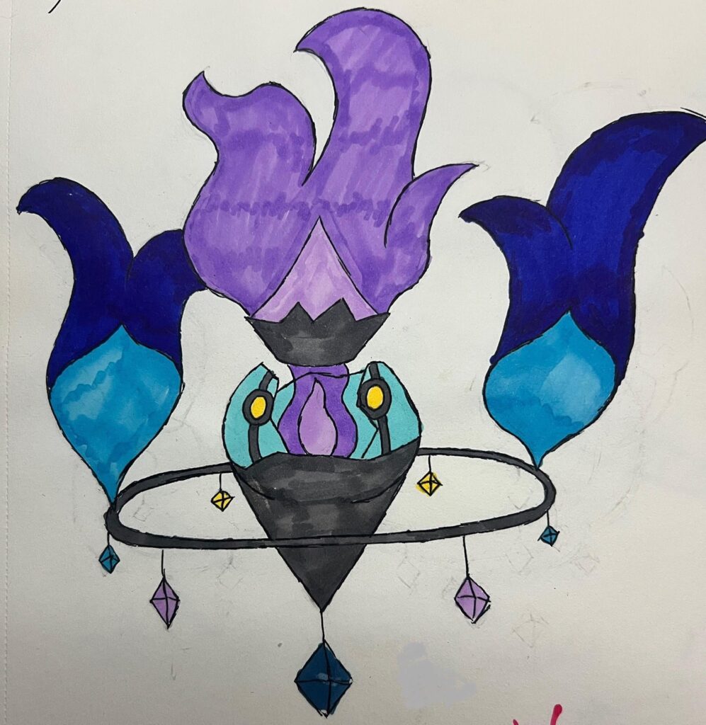 My take on a Mega Chandelure [OC]