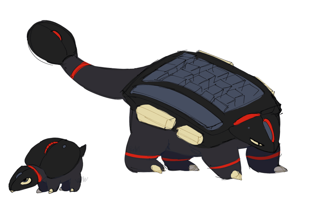 keyboard ankylosaurid mon. idk for names yet