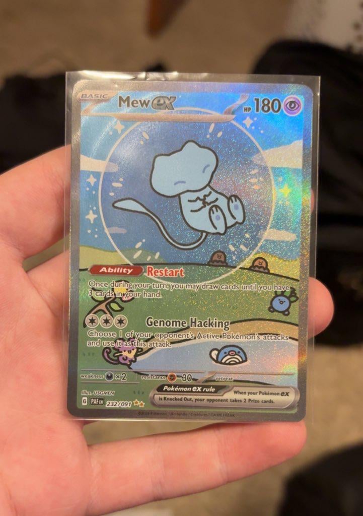 I can’t believe I pulled this out of my first paldean fates booster bundle