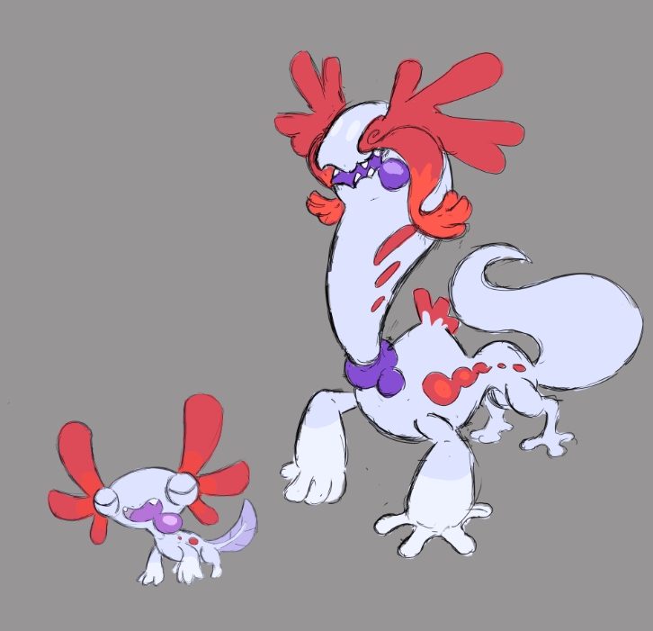 Poison/Dark type Olms that inhabit Volsters Dungeon