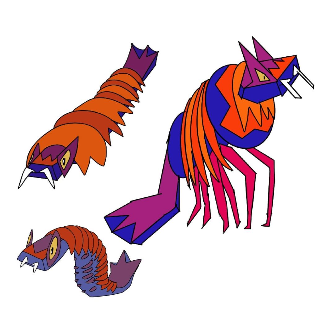 Pseudo legendary fakemon redesign