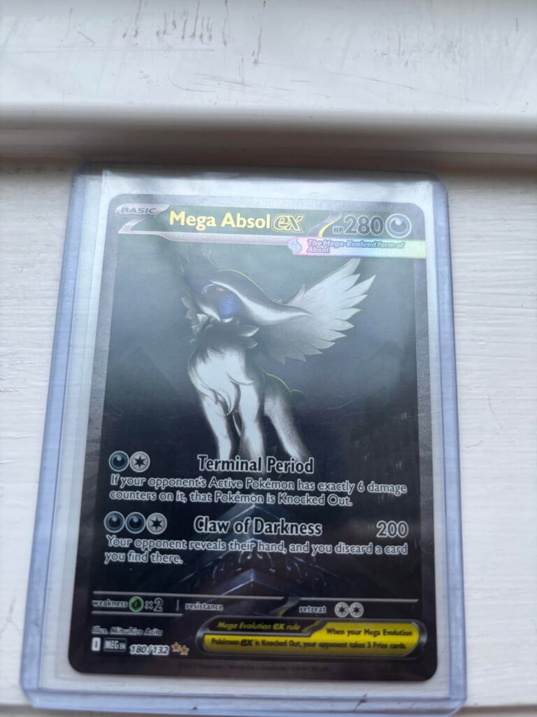 I just pulled my mega evolution chase card