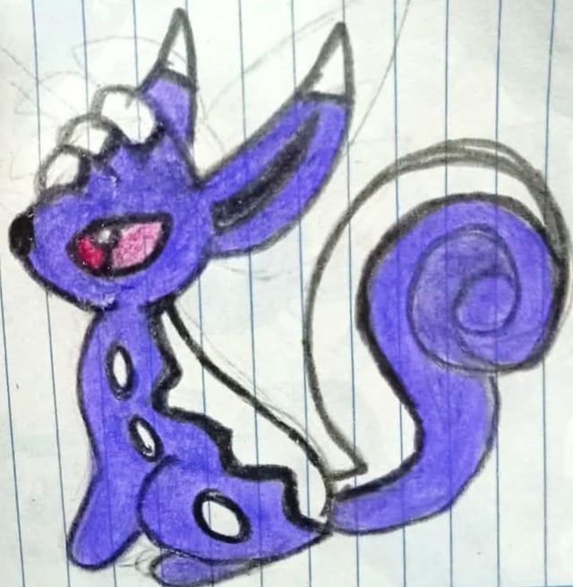 Forma evolucionada de Eevee Type:Poison and Type:Flying