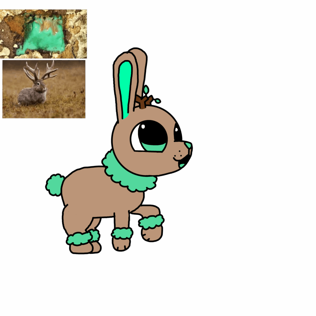 A grass starter for a Nevada and Utah pokemon region