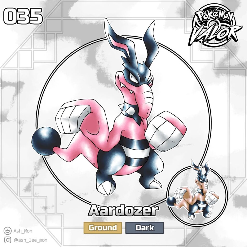 Aardvark Fakemon by Ash_Mon