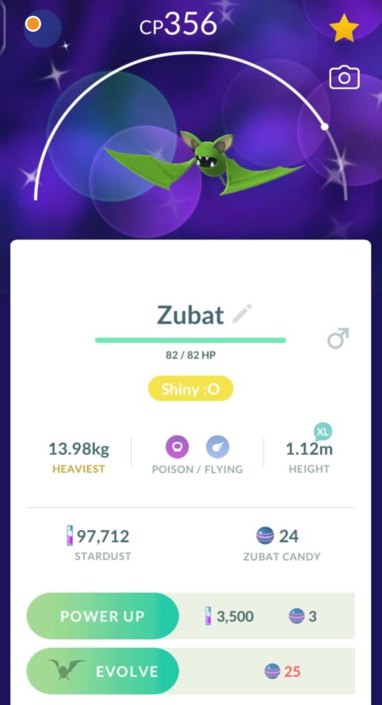 I got my first shiny