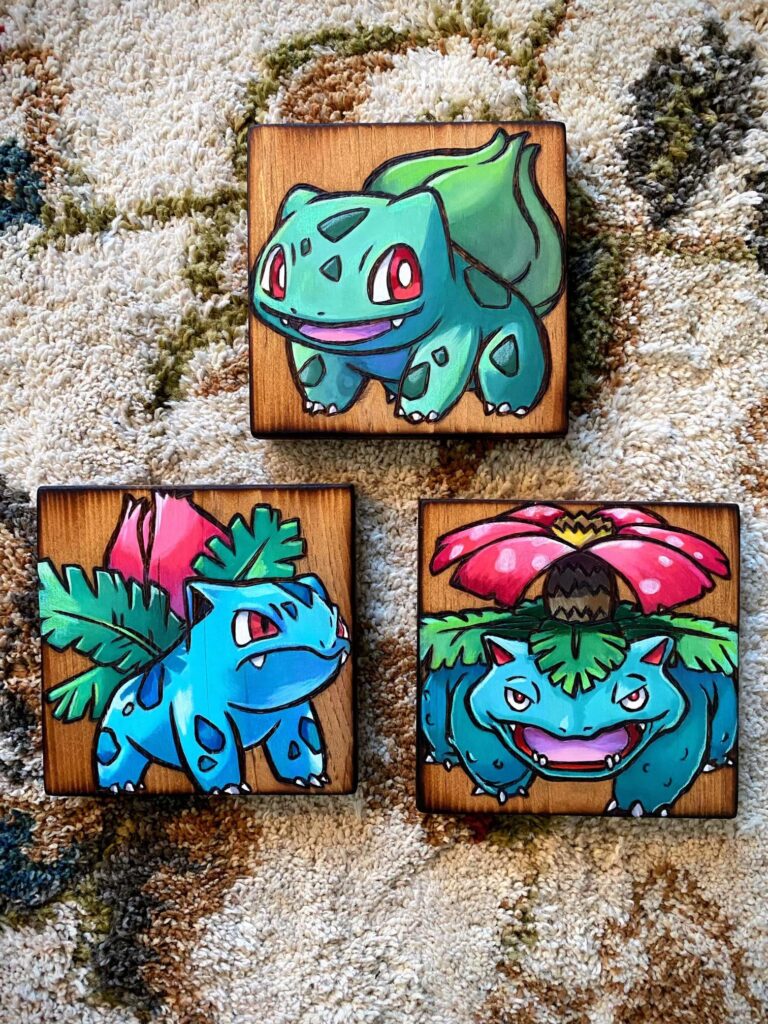Bulbasaur Woodburning