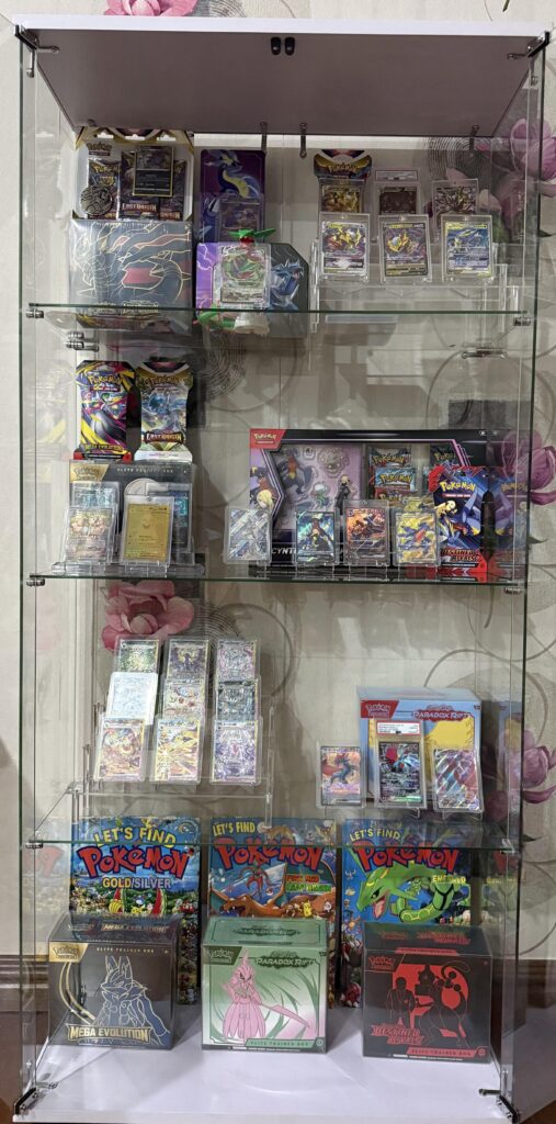 My pokemon tcg display shelf!