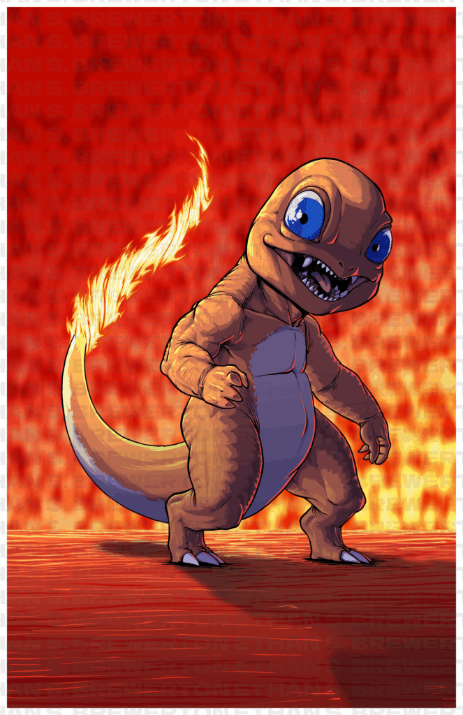Charmander loves Fire (Not AI) [OC]