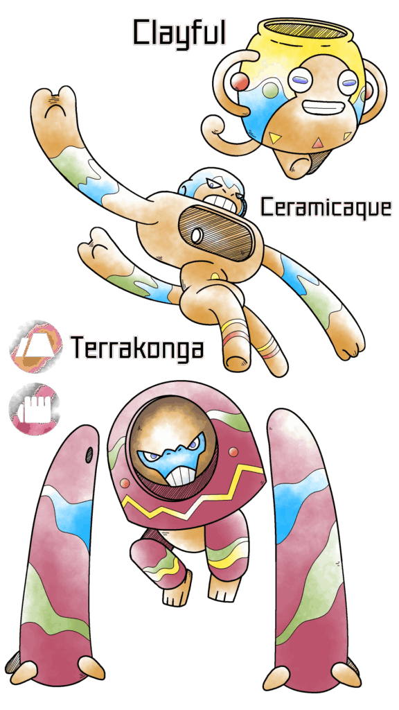 Clayful split evolution