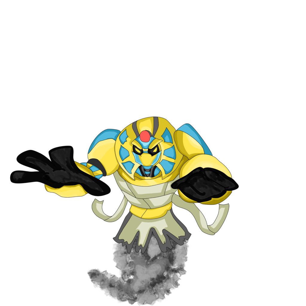 Pharogrim – The Pharaoh Pokémon Ghost/Ground type