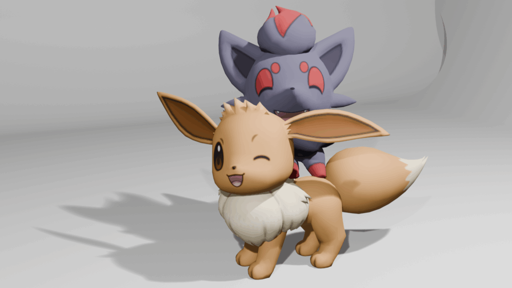 Zorua and Eevee :)