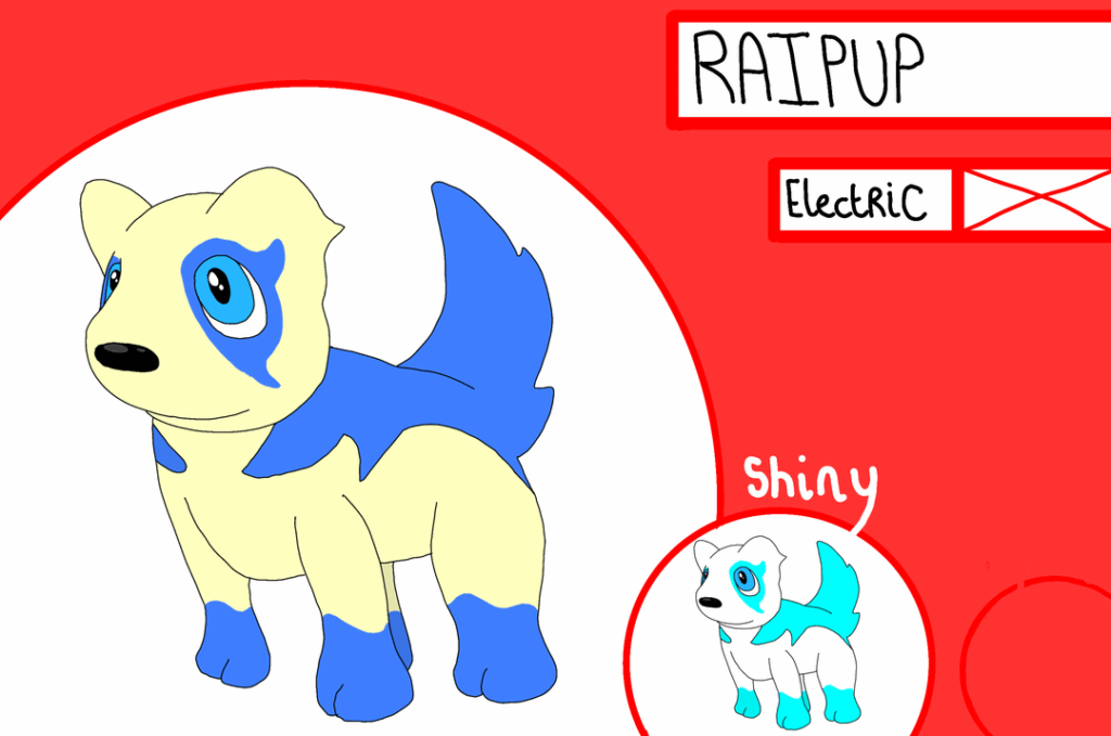Nyaltojo's grand city is bordered on the north by a mountainous trail- and along the way, you'll have a rare chance to find one of these guys! Meet Raipup and Thundog!