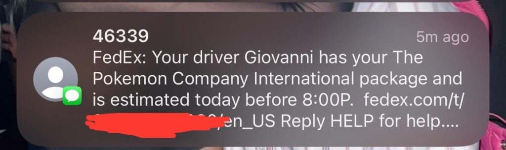 Uh oh…do you guys think I’m gonna get my package?