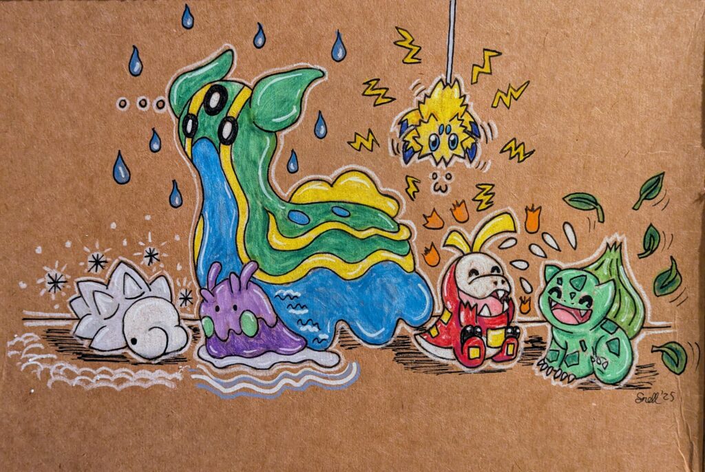 I drew my team of little guys