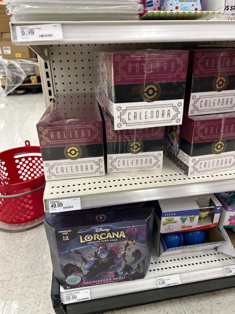 my target has the 2025 holiday calendar available!