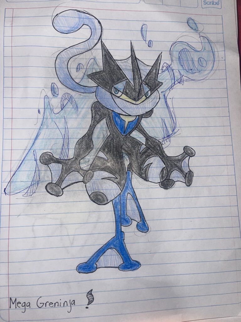 What do y’all think about my Mega Greninja redisign?