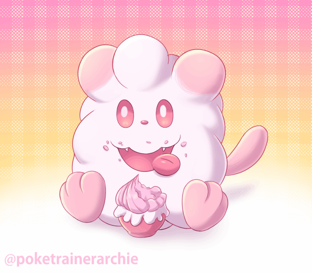 I made this Swirlix drawing a while back! It's still one of my favorite Fairy Types! :D