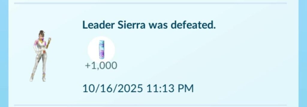 Did not receive 12k egg from Leader