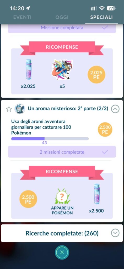 Daily Incense spawns caught with autocatchers are now counted towards Special Research completion