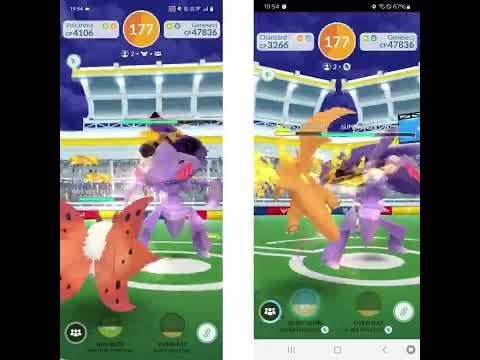Genesect Raid Mock Solo With Base Form Charizard