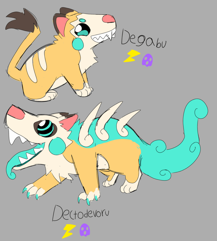 Had the urge to make a pikaclone based off of Malleodectes (draft)