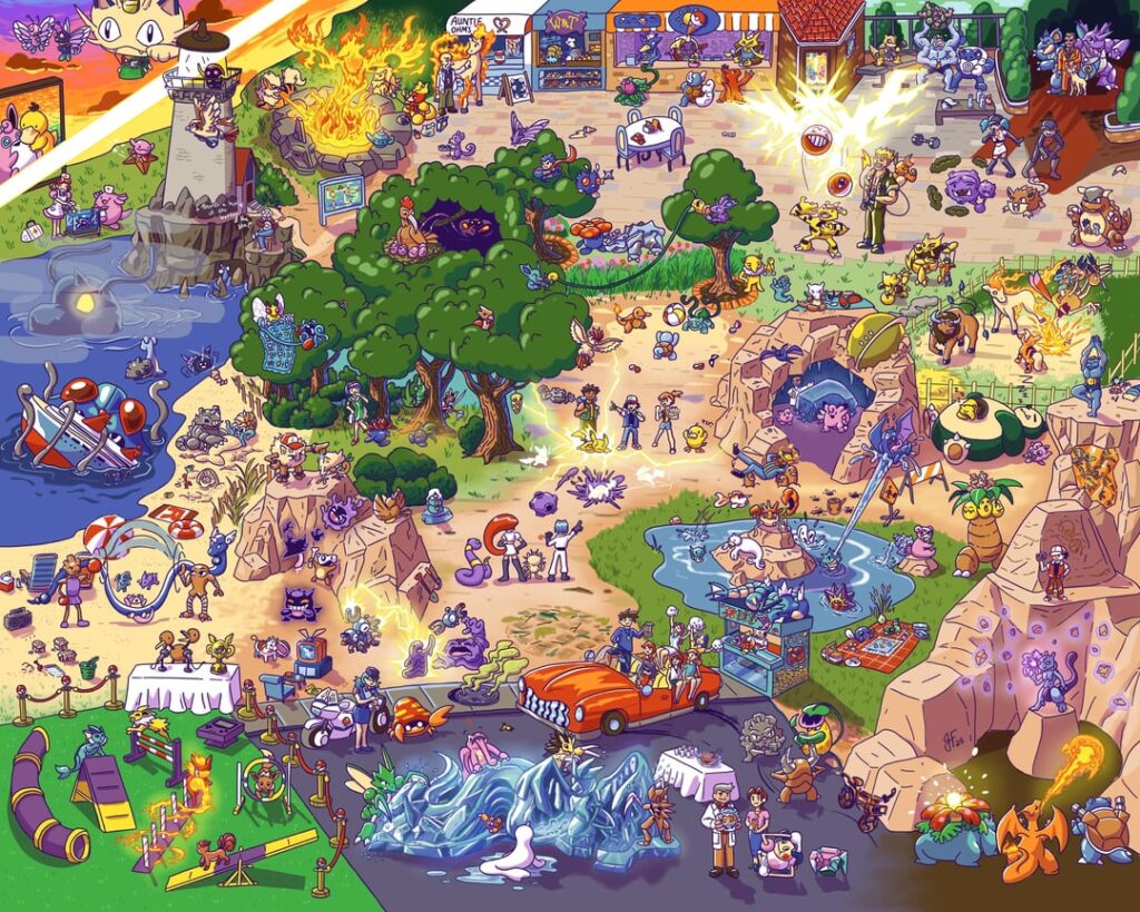 [OC] Gotta Catch Em All! Pokemon I Spy