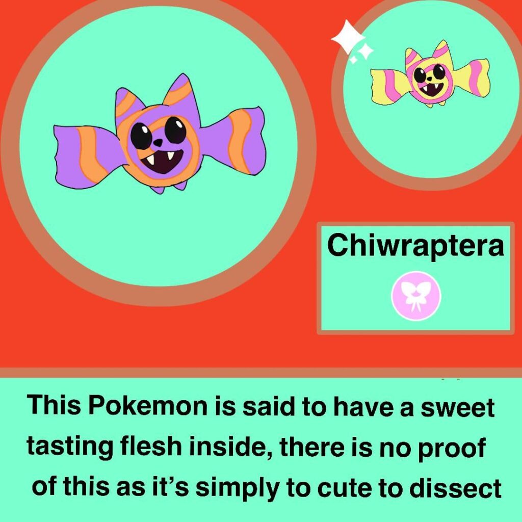 Faketober day 1: sweet Say hey to Chiwraptera!