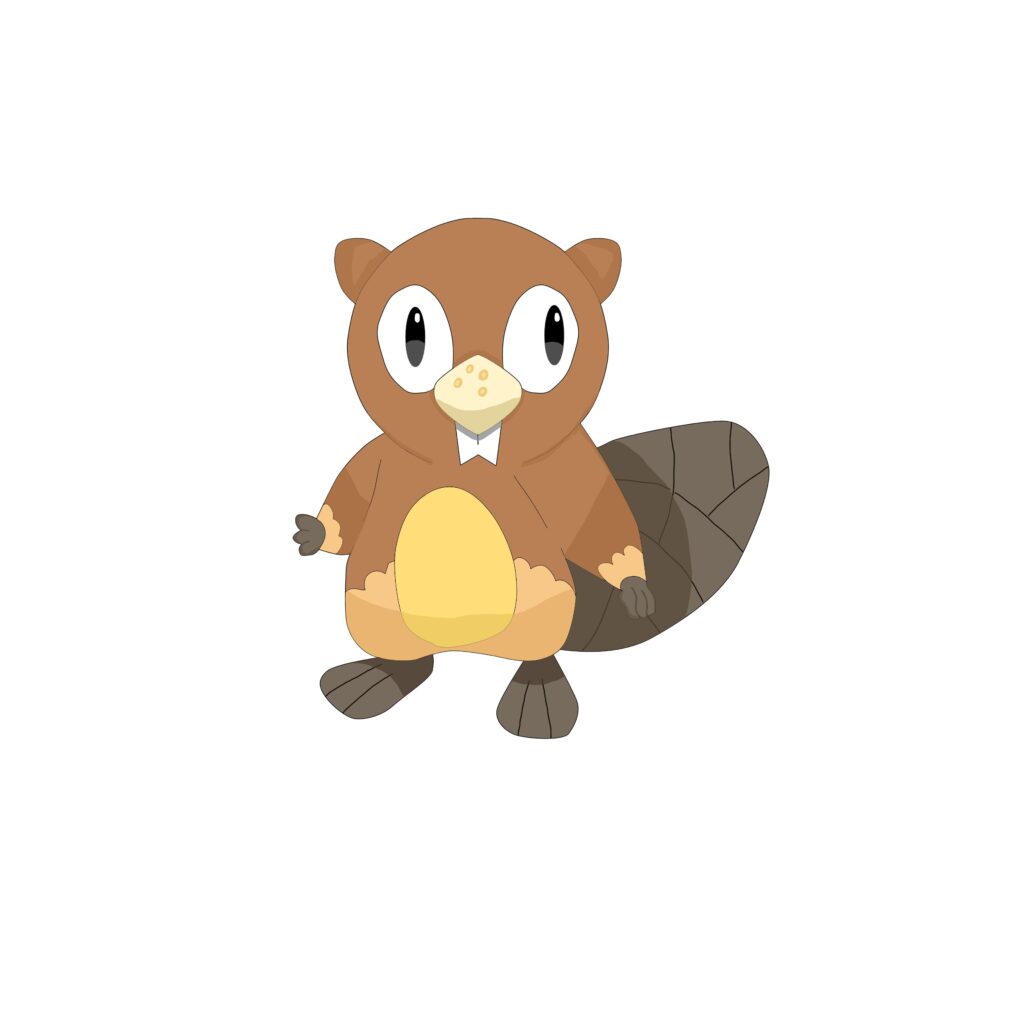 beaver fakemon ground type