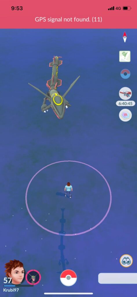 Rayquaza took me to the ozone layer