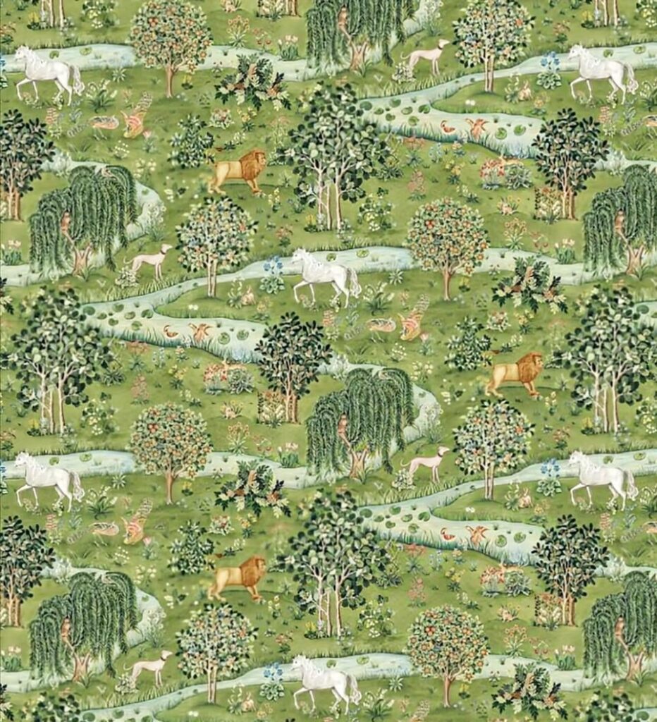 Am I crazy to think someone either already has or can recreate the William & Morris Owl & Willow Wallpaper into an art with Pokemon instead of animals?