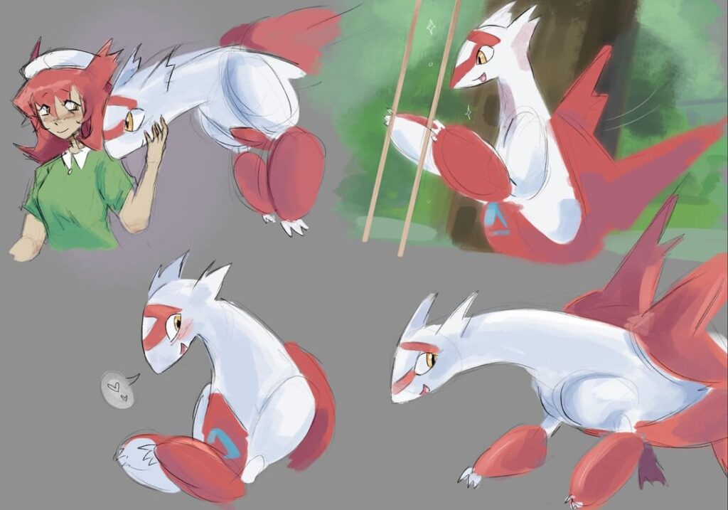 latias doodles (OC)