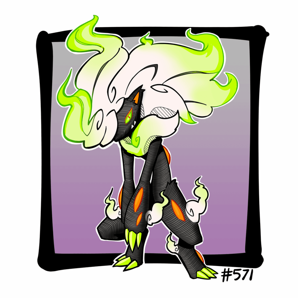 Halloween Themed Ghost Pokemon I did a while back