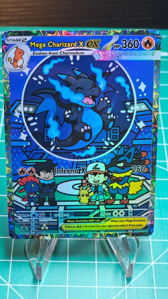 Custom Mega Charizard X- EX Alternate Art
