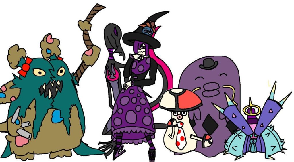 Poison-type Gym Leader concept: Corri