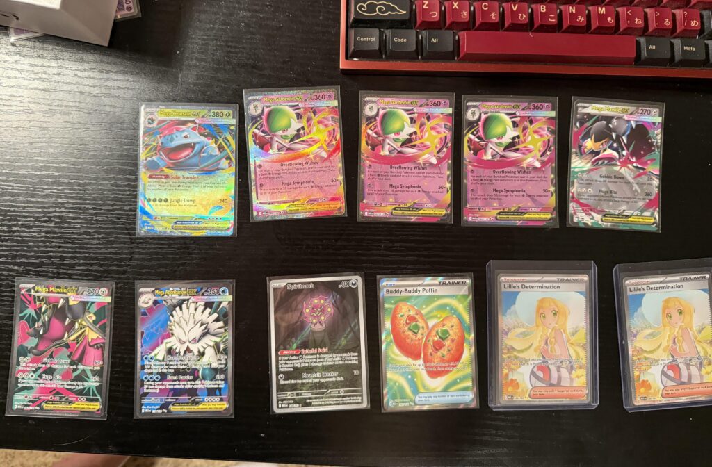 Pulls from 23 packs of Mega Evolution