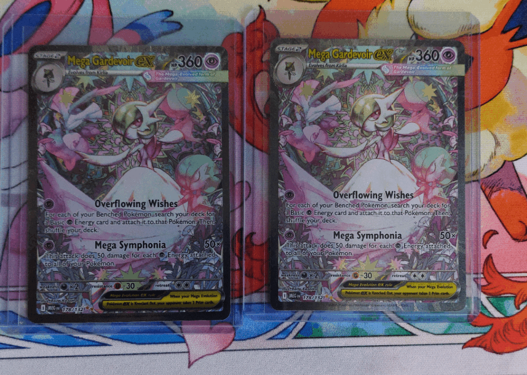 We bought 1 Enhanced BB and 1 regular BB. Girlfriend pulled 1 of these from each of them