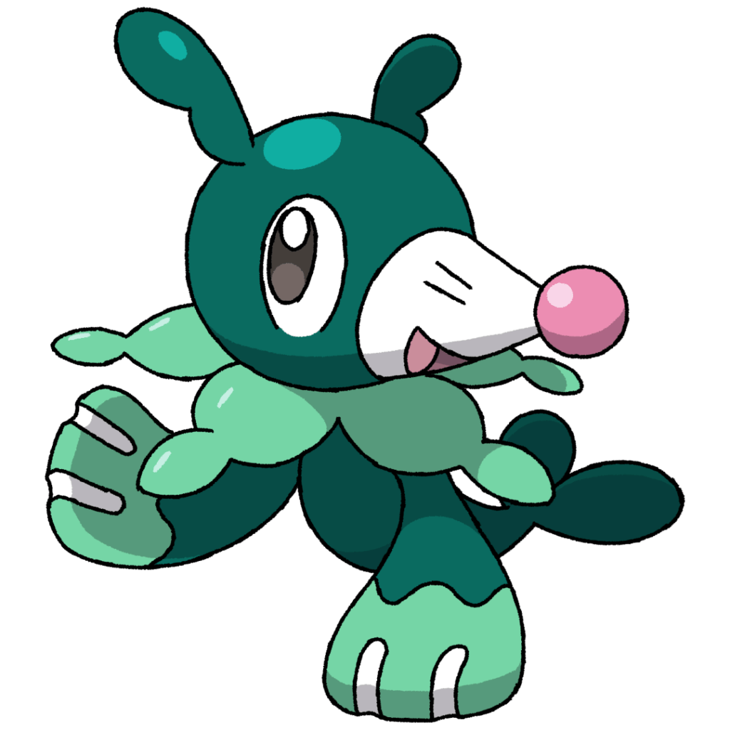 Water/Grass Popplio regional variant (commission)