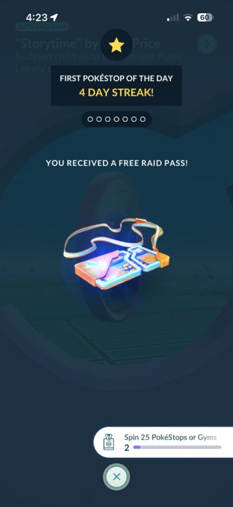 How to keep daily spin streak with full item storage