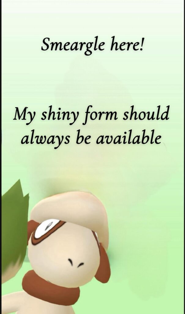 Smeargle has something to say