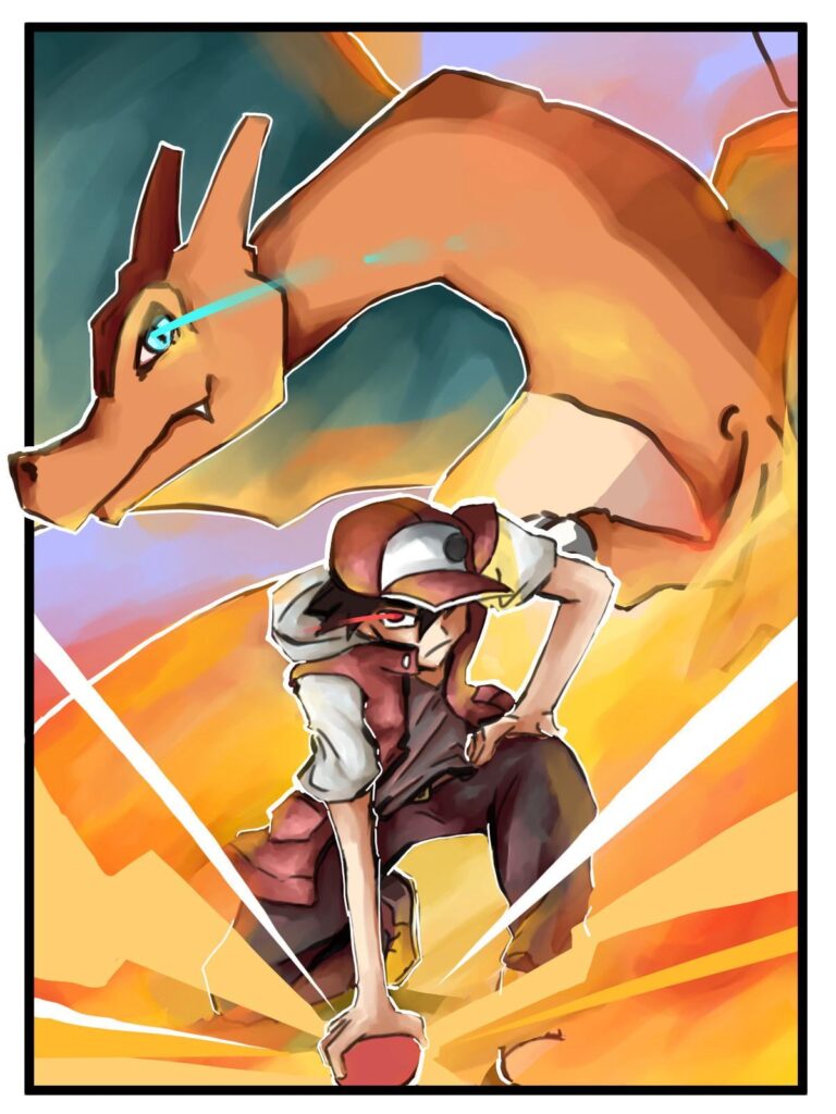 Pokémon Red  fanart