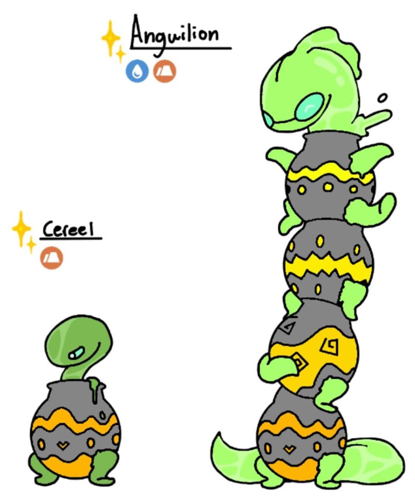 I heard your cries and calls and I changed the shiny of my silly fakemon! Comments?