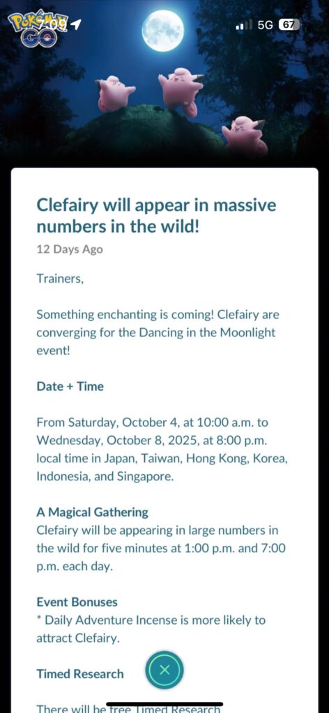 Anyone seeing clefairy?