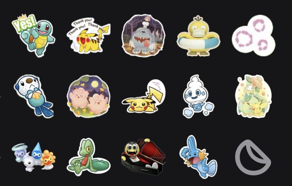Saving Pokemon Go stickers on phone