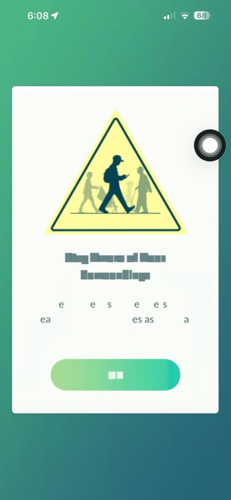I just opened the app and..