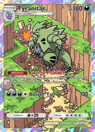 Tyranitar pocket full art was a teaser for Pokopia?