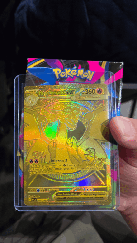 Golden Charizard from prerelease packs