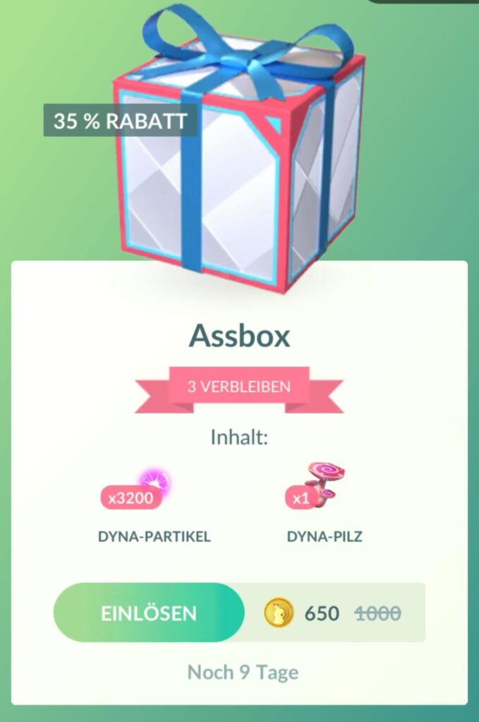 We're not allowed to nickname a pokemon containing a "bad" word in a different language. Meanwhile Niantic/Scopely themselves: